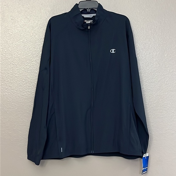 Champion Men’s Performance Light Weight Jacket NWT XL Navy Blue - Picture 2 of 12